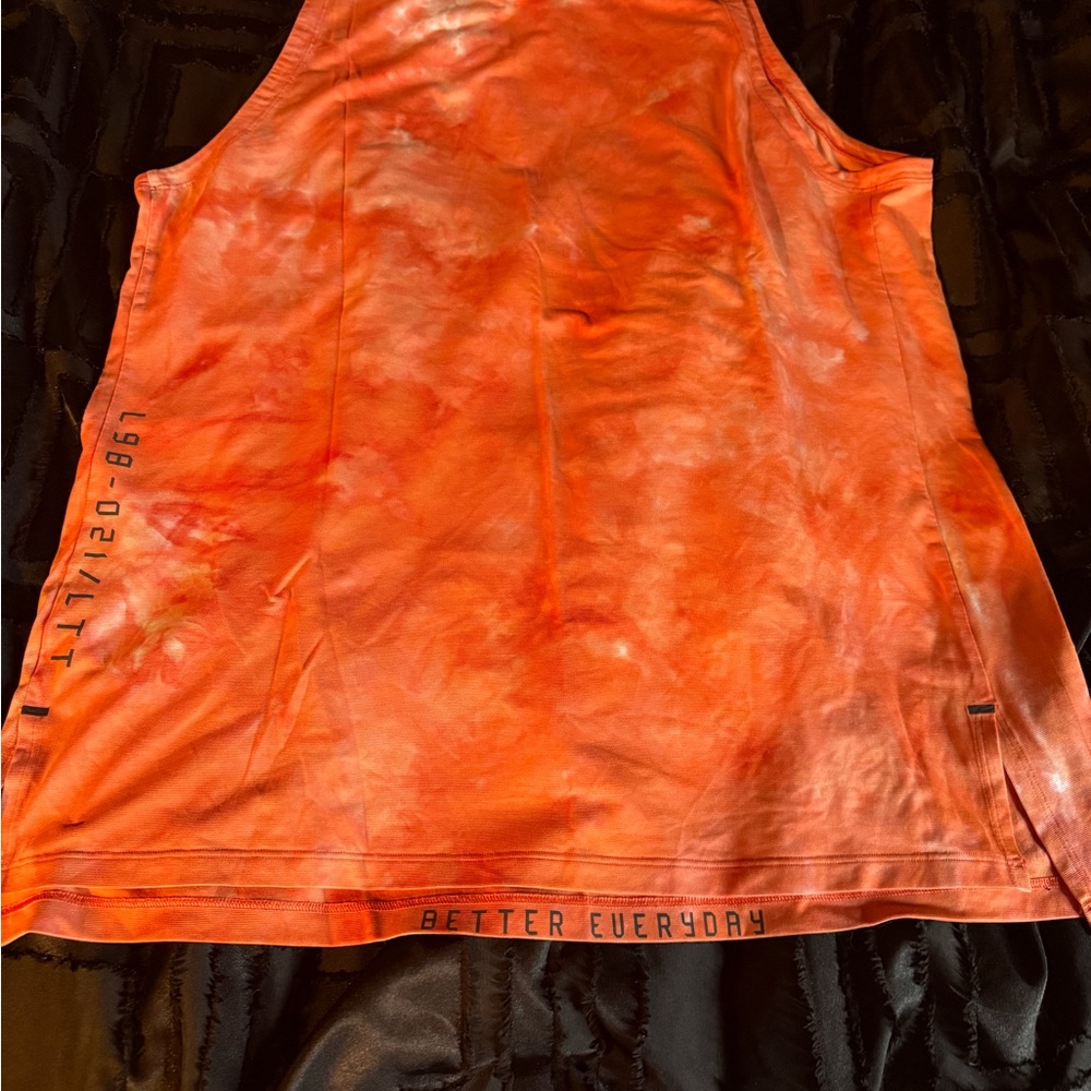 lululemon athletica Orange Tank Top